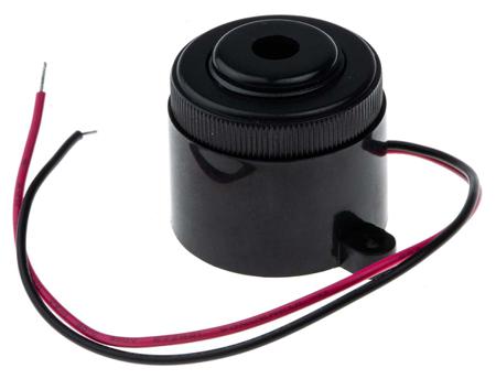 622-1578 RS PRO 85dB Panel Mount Continuous Internal Buzzer, 28 (Dia.) x 24.4mm, 3V dc Min, 28V dc Max
