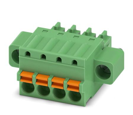 1851258 Phoenix Contact, 3.81mm Pitch, FK-MCP 1.5/ 4-STF-3.81, 4 Way, , Pluggable Terminal Block, Plug, Cable Mount, Spring
