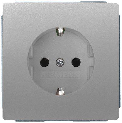 5UB1855-1 Siemens 5UB1855 Off White Electrical Socket, 16A, Schuko