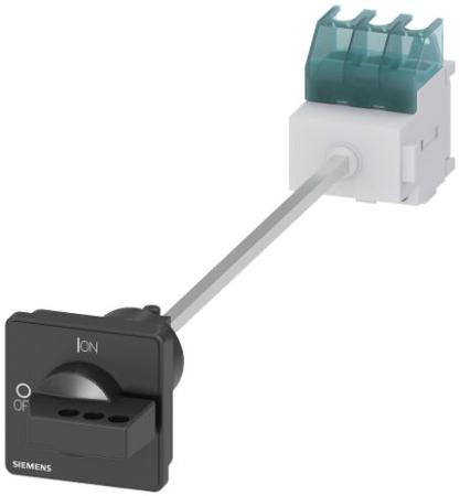 3LD2217-0TK11 Siemens 3P Pole Panel Mount Non-Fused Switch Disconnector - 32A Maximum Current, 11.5kW Power Rating, IP65