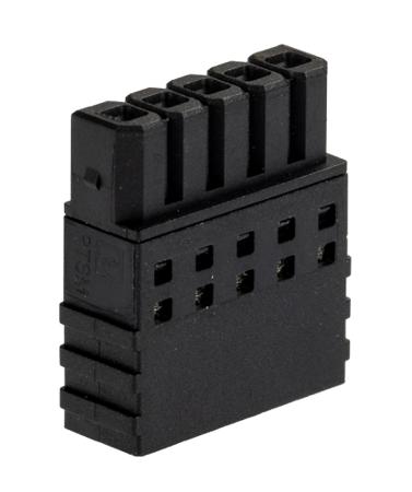 1778861 Phoenix Contact, 2.5mm Pitch, PTSM 0.5/ 5-P-2.5, 5 Way, , Pluggable Terminal Block, Plug, Cable Mount, Spring Cage