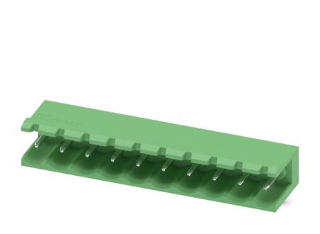 1754591 Phoenix Contact, 5.0mm Pitch, COMBICON MSTB, 10 Way, Right Angle, Pluggable Terminal Block, Header, Solder Termination,