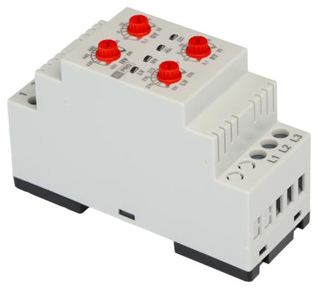 122-212 RS PRO Voltage Monitoring Relay, Three Phase, 380V ac, DIN Rail