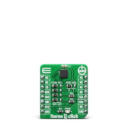 MIKROE-3983 MikroElektronika Thermo 9 Click Temperature & Humidity Sensor Temperature Sensor Board for TSYS01