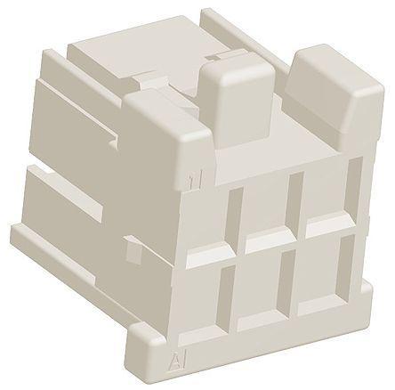1-1971905-3 TE Connectivity Grace Inertia, 3.3mm Pitch, 6 Way, 2 Row Male Connector Housing