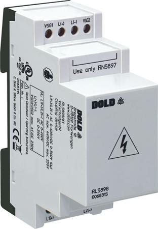 RL5898/61 Dold Coupling Device, DPDT, 400 → 1500V ac/dc, DIN Rail
