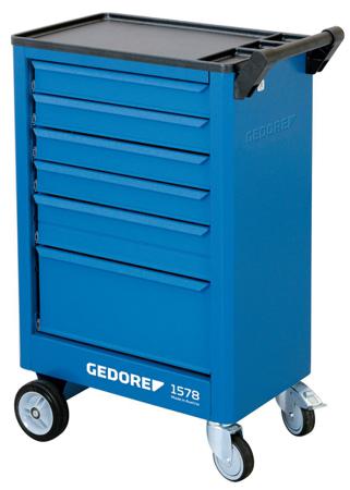 9018140 Gedore 6 Drawer ABS Wheeled Tool Chest