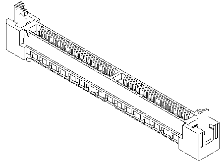 HSEC8-160-01-L-DV-A Samtec HSEC8-DV Series Female Edge Connector, Surface Mount, 120-Contacts, 0.8mm Pitch, 2-Row, SMT Termination
