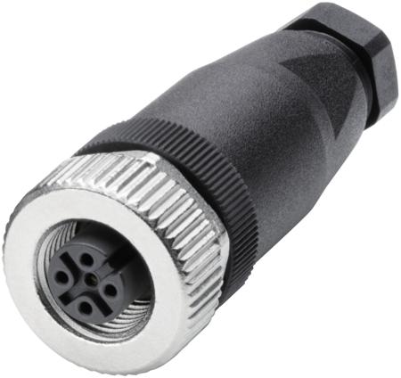 6GK19080DC106AA0 Siemens Circular Connectors, 5 Contacts, Socket Mount, M12 Connector, Socket