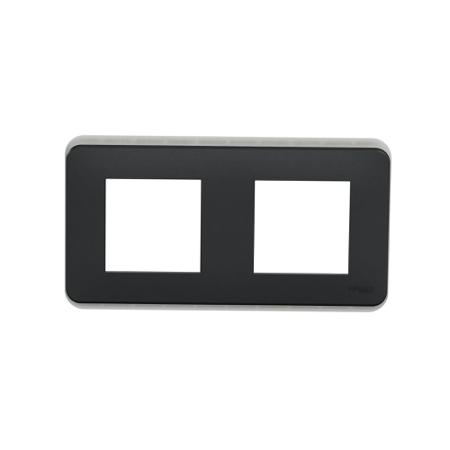 NU400454 Schneider Electric Anthracite, 2 Gang, New Unica