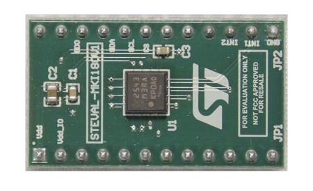 STEVAL-MKI180V1 STMicroelectronics LIS3DHH DIL24 Socket Accelerometer Sensor Adapter Board