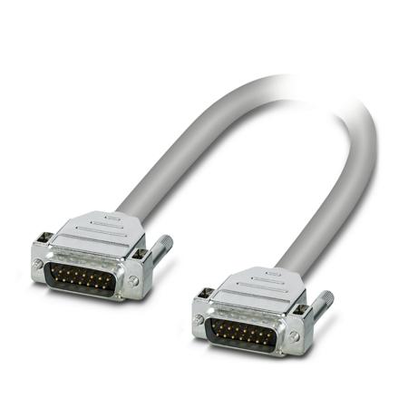 1066606 Phoenix Contact D-Sub 15-Pin to D-Sub 15-Pin Male Cable & Connector, 25 V ac, 60 V dc