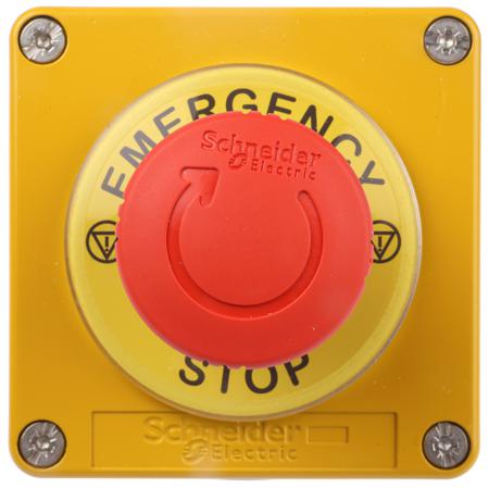 XAPJ1201SPEC0972 Schneider Electric Yellow Zinc Alloy Harmony XAP Turn Button Control Station - 1 Hole 22mm Diameter