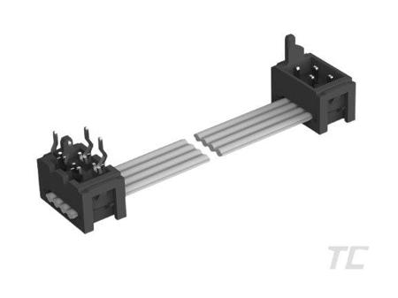 2205113-3 TE Connectivity 2205 Series Flat Ribbon Cable, 6-Way, 200mm Length, Micro-MaTch IDC to Micro-MaTch IDC