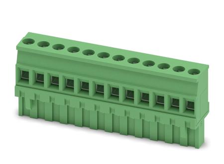 1792346 Phoenix Contact, 5.08mm Pitch, MVSTBR 2.5/12-ST-5.08, 12 Way, , Pluggable Terminal Block, Plug, Cable Mount, Screw