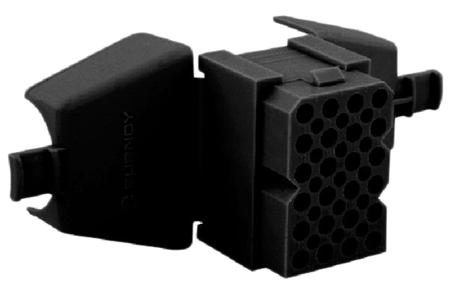 SMS24RDH1 Souriau Sunbank by Eaton, SMS Female Connector Housing, 24 Way, 6 Row