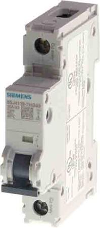 5SJ4103-7HG40 Siemens SENTRON 5SJ4 MCB, 1P, 3A Curve C, 400V AC, 60V DC, 14 kA Breaking Capacity
