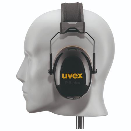 2630020 Uvex K Series Ear Defender with Ear Plug, 33dB, Black, Yellow