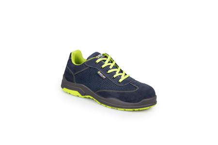 H60531-4D-K-2-S1PS-FO-SR-41 Bicap Shark Unisex Green Composite Toe Capped Safety Shoes, UK 7.5, EU 41