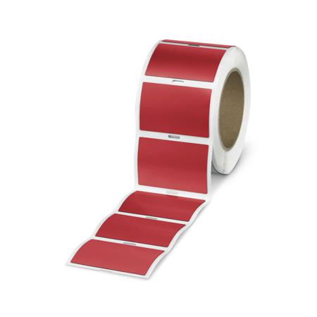 1096328 Phoenix Contact EMLP Red Label Roll, 85.6mm Width, 54mm Height, 250Per Roll Qty