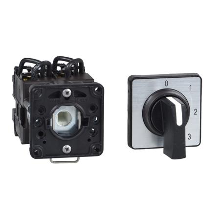 K1K015NCH Schneider Electric, 2P 5 Position Rotary Cam Switch, 12A