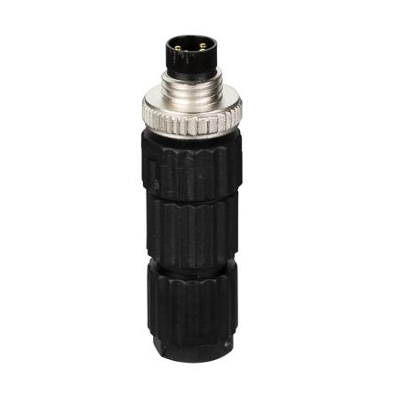 VW3L50010 Schneider Electric Circular Connector, 4 Contacts, M8 Connector, Male, Lexium Series