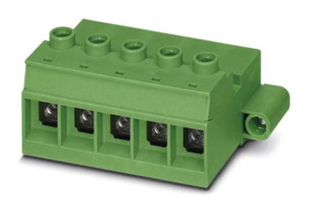 1784826 Phoenix Contact, 15mm Pitch, IPC 35 HC/ 5-STF-15.00, 5 Way, , Pluggable Terminal Block, Inverted Plug, Cable Mount,