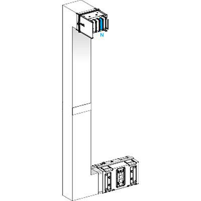 KSA630DMCL41F Schneider Electric Cross Elbow Busbar Trunking, 290 → 1200mm, 630A, Canalis Series