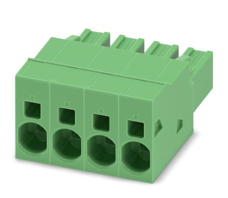 1996032 Phoenix Contact, 7.62mm Pitch, SPC 5/ 4-ST-7.62, 4 Way, , Pluggable Terminal Block, Plug, Plug-In, Spring Cage