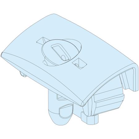 LVS01094 Schneider Electric PrismaSeT Series Front Plate for Use with PrismaSeT P & G, 46 x 24mm