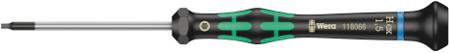 05118066001 Wera Hexagon Precision Screwdriver, 1.5 mm Tip, 60 mm Blade, 157 mm Overall