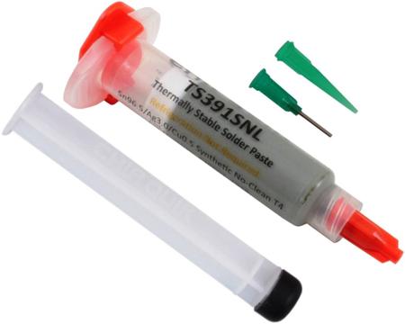 TS391SNL CHIPQUIK Thermally Stable Solder Paste Lead Free Solder Paste, 15g Syringe