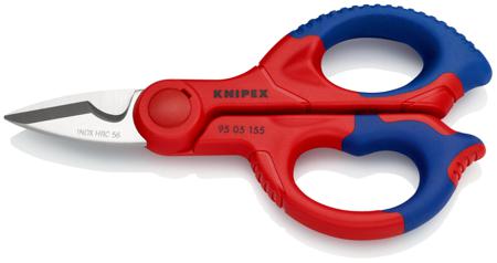 95 05 155 SB Knipex 155 mm Stainless Steel Electricians Scissors