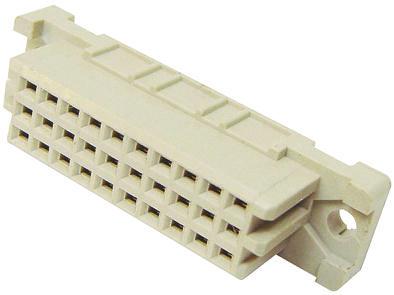 09252206825 HARTING 20 Way 2.54mm Pitch, Type 3C Class C2, 3 Row, Straight DIN 41612 Connector, Socket
