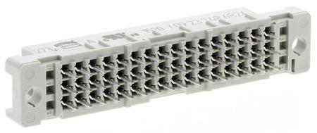 09232486824 HARTING 09 23 48 Way 2.54mm Pitch, Type 2C Class C2, 3 Row, Straight DIN 41612 Connector, Socket