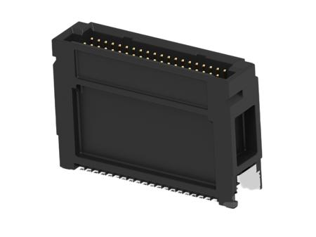 484618-E ERNI ERNI MicroCon Series Vertical Surface Mount PCB Header, 40 Contact(s), 0.8mm Pitch, 2 Row(s), Shrouded