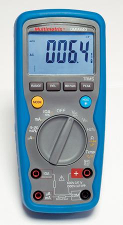 P06231413 Chauvin Arnoux DMM240 Handheld Digital Multimeter, 10A ac Max, 10A dc Max - UKAS Calibrated