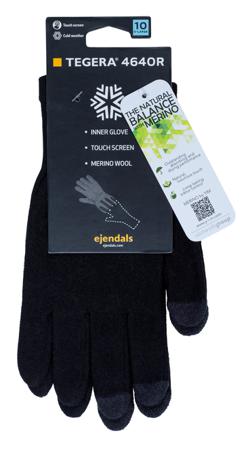 4640R-7 Tegera TEGERA Black Merino Wool, Nylon, Spandex Cold Resistant Work Gloves, Size 7