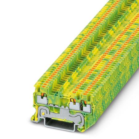 3208171 Phoenix Contact  PT 1 Series Green, Yellow, 1.5mm², Push In Termination