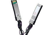 74752-1101 Molex74752, 1m, Black SFP+ to Male SFP+ Male, Terminated