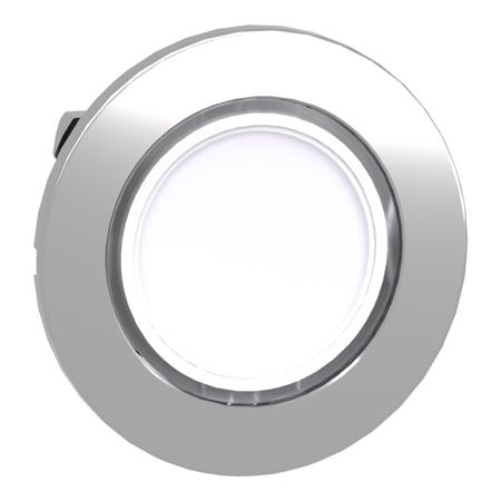 ZB4FW313 FLUSH MOUNT WHITE ILL PB HEAD FOR LED