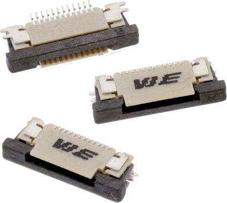 68713514022 Wurth Elektronik, WR-FPC 0.5mm Pitch 35 Way Horizontal Receptacle FPC Connector, ZIF Top Contact
