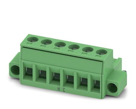 1912113 Phoenix Contact, 5mm Pitch, MSTB 2.5 HC/ 6-STF, 6 Way, Pluggable Terminal Block, Plug, Screw Termination,