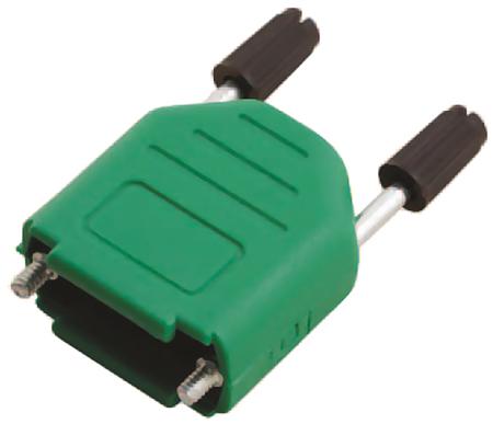 MHDPPK15-G-K MH Connectors MHDPPK-SLIM Series Polyamide D Sub Backshell, 15 Way, Strain Relief