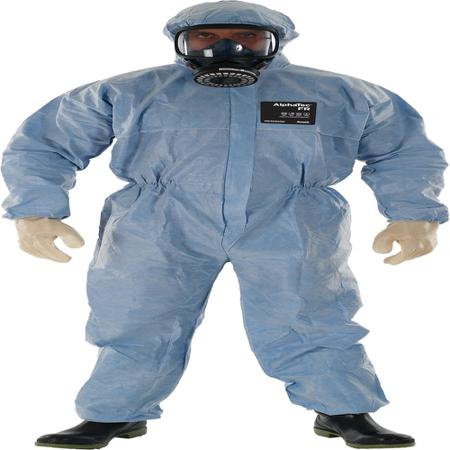 BL95S-00111-02 Ansell White Coverall, EN 1073-2, EN 1149-5, EN 14126, S