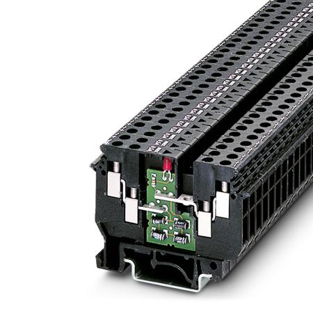 2775061 Phoenix Contact  UDK 4-ILA 500 Series Black, 4mm², 1-Level, Screw Termination