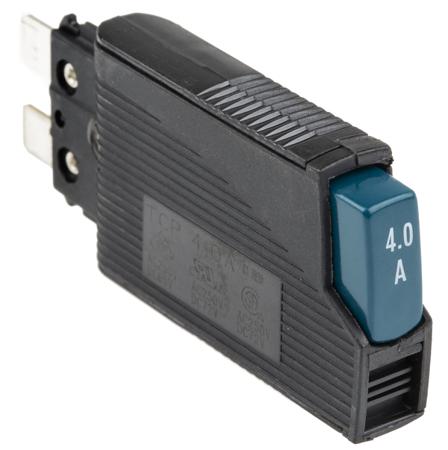 0712259 Phoenix Contact Thermal Circuit Breaker - TCP 4A  Single Pole 65 V dc, 250V ac Voltage Rating, 4A Current Rating