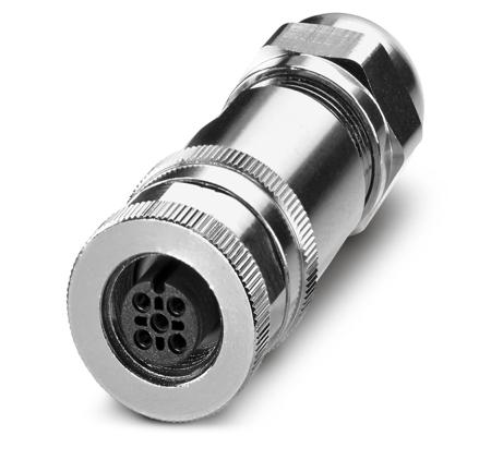 1694318 Phoenix Contact Circular Connector, 5 Contacts, M12 Connector, Socket, Female, IP67, SACC Series