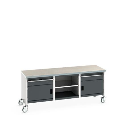 41002123-19V Bott 41002123.19V Portable Sheet Steel Workbench, 840mm x 750mm x 2000mm