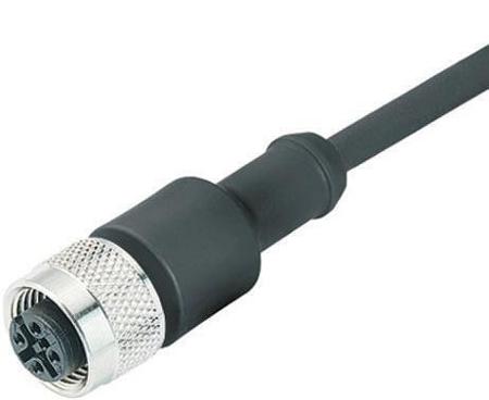 79-3480-35-08 Binder Cable assembly With an 8 Pole M12 Connector Socket and an Unterminated End, 5m Cable